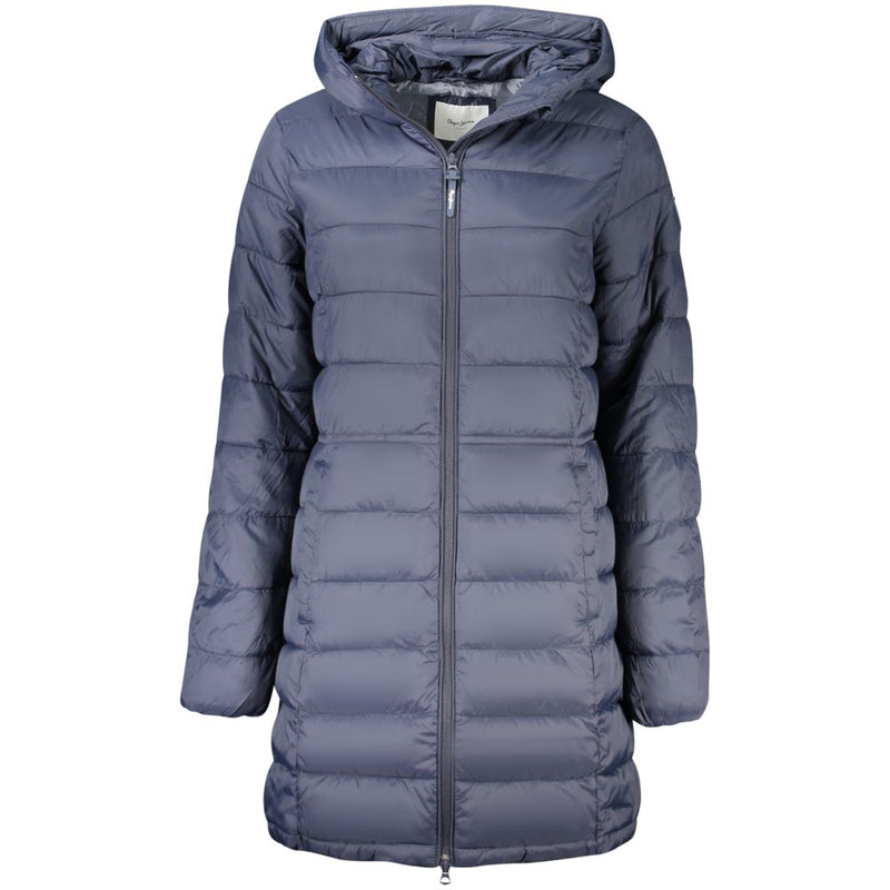 Pepe Jeans Blue Polyamide Women Jacket