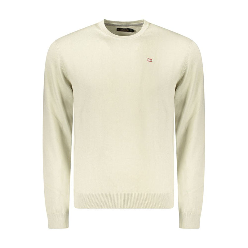 Napapijri Beige Cotton Men Sweater