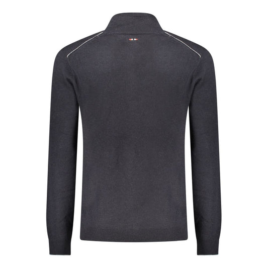 Napapijri Black Wool Mens Sweater - ClickThatClicks 
