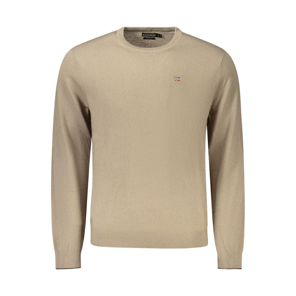Napapijri Marrone Lana Men Sweater - ClickThatClicks 
