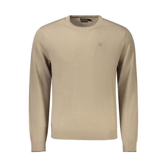 Napapijri Marrone Lana Men Sweater - ClickThatClicks 