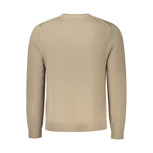 Napapijri Marrone Lana Men Sweater - ClickThatClicks 