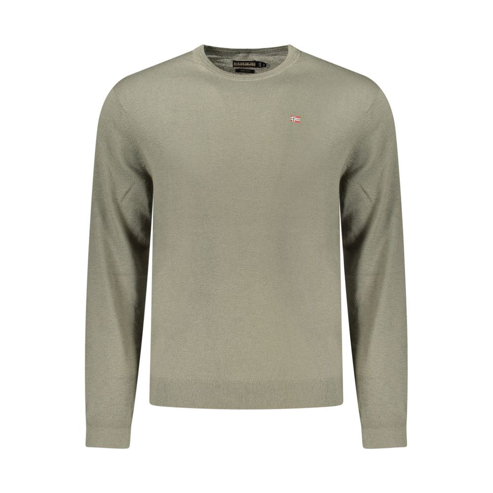 Napapijri Verde Wool Men Sweater - ClickThatClicks 