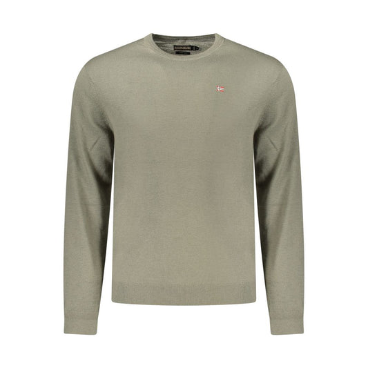 Napapijri Verde Wool Men Sweater - ClickThatClicks 