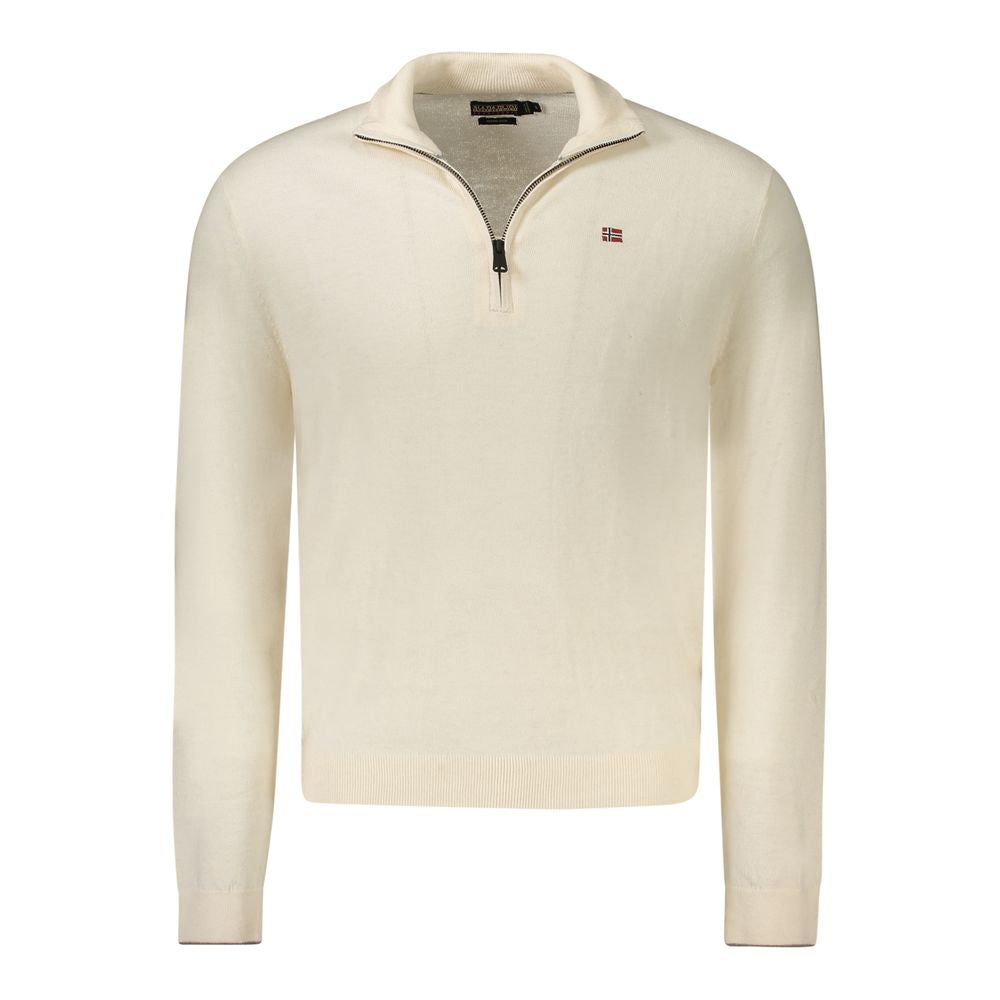 Napapijri Bianco Lana Men Sweater - ClickThatClicks 