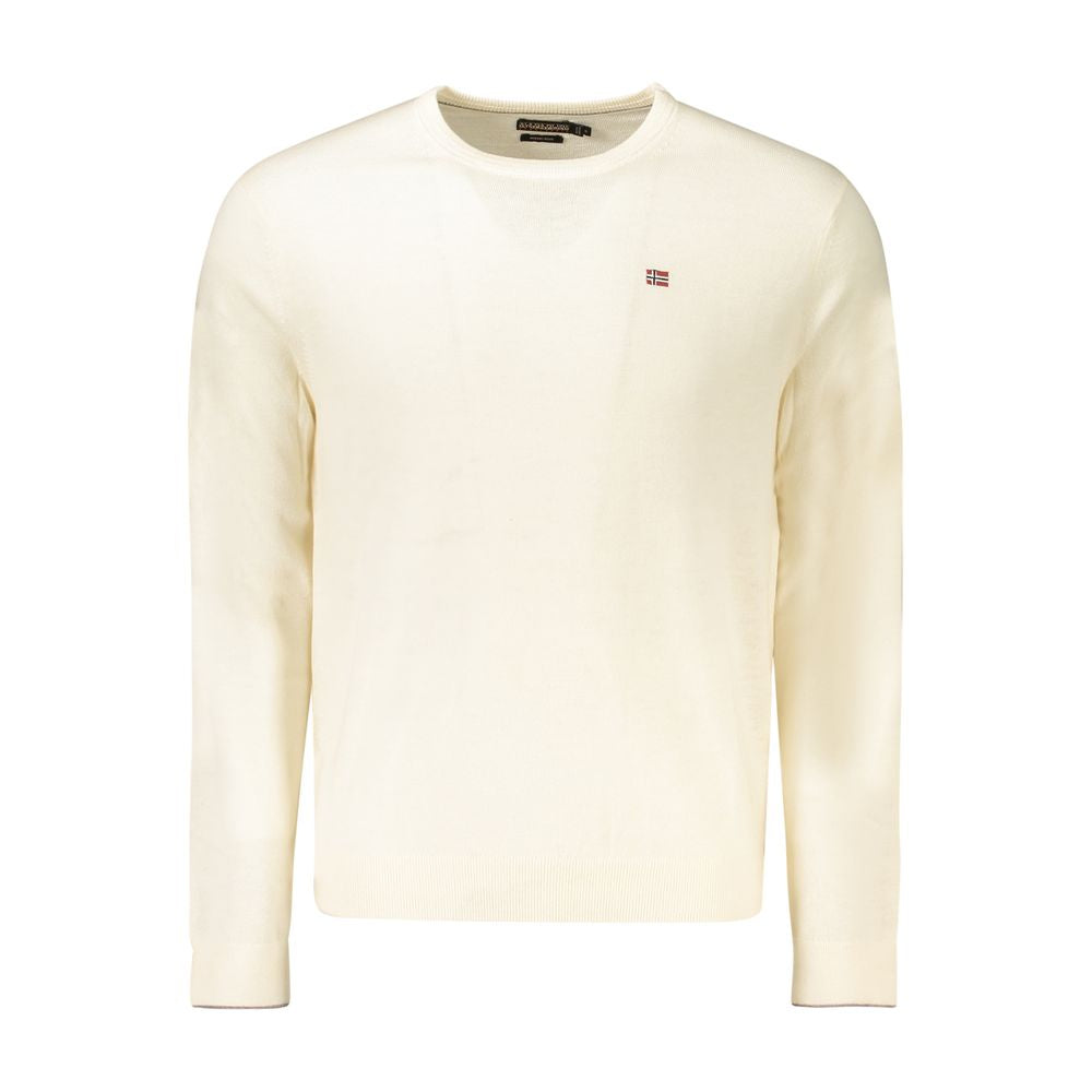 Napapijri Bianco Lana Men Sweater - ClickThatClicks 