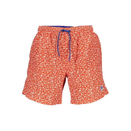 North Sails Red Polyester Men's Swim Boxer - ClickThatClicks 