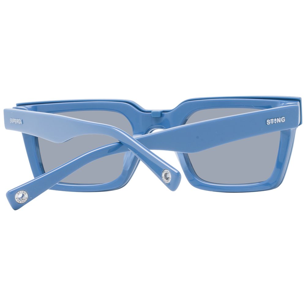 Sting Blue Acetate & Plastic Glasses (Frames) - ClickThatClicks 