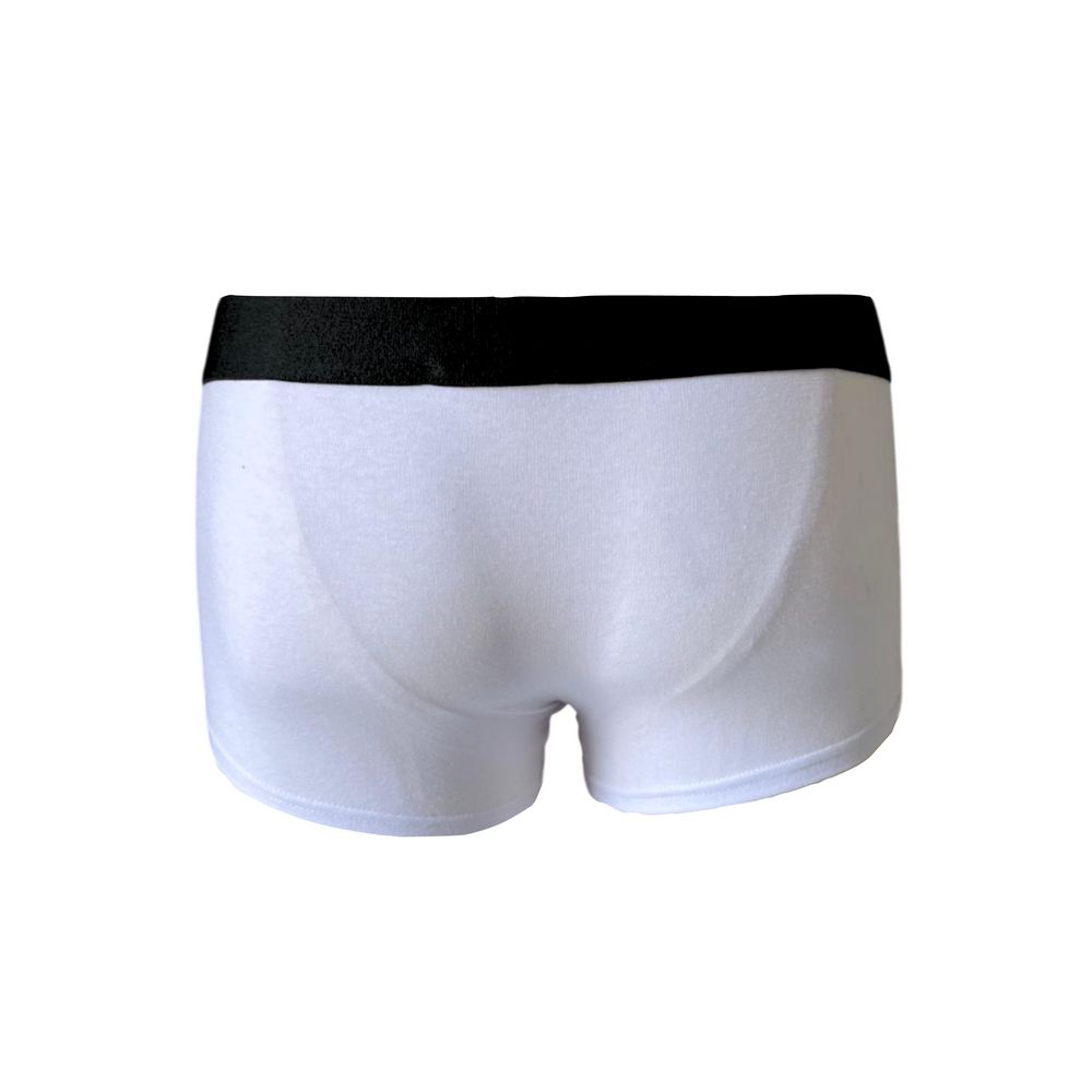 Bikkembergs White Cotton Men's Boxer - ClickThatClicks 
