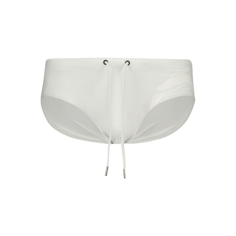 Trussardi White Elastane Swimwear