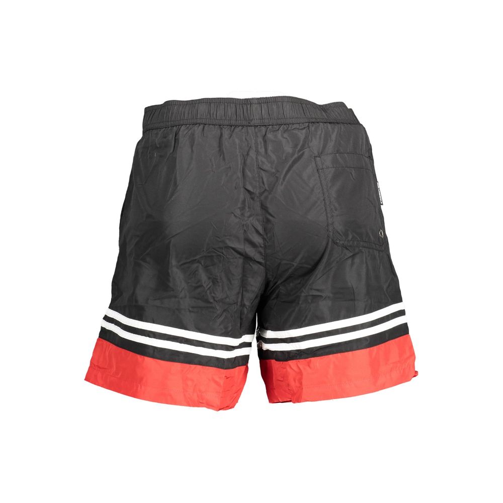 Karl Lagerfeld Black Polyester Mens Swim Boxer - ClickThatClicks 