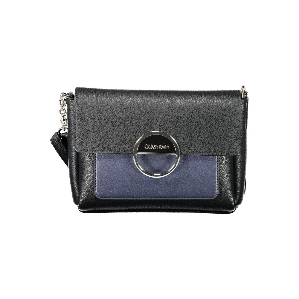 Calvin Klein Black Polyurethane Women Shoulder Bag - ClickThatClicks 