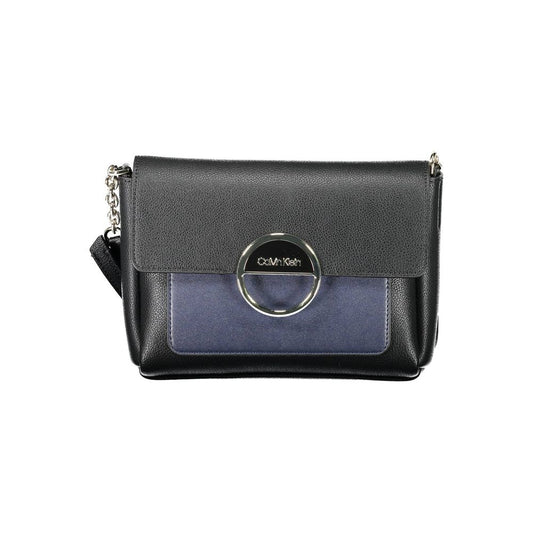 Calvin Klein Black Polyurethane Women Shoulder Bag - ClickThatClicks 