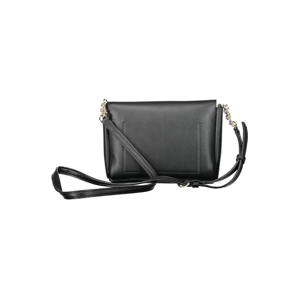 Calvin Klein Black Polyurethane Women Shoulder Bag - ClickThatClicks 