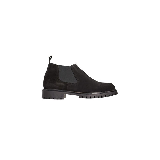 Roberto Pepe Luxury Black Calfskin Men Boot - ClickThatClicks 