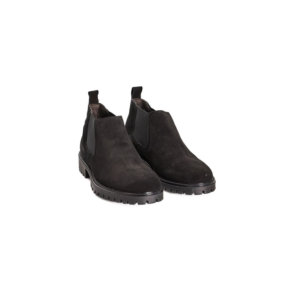 Roberto Pepe Luxury Black Calfskin Men Boot - ClickThatClicks 