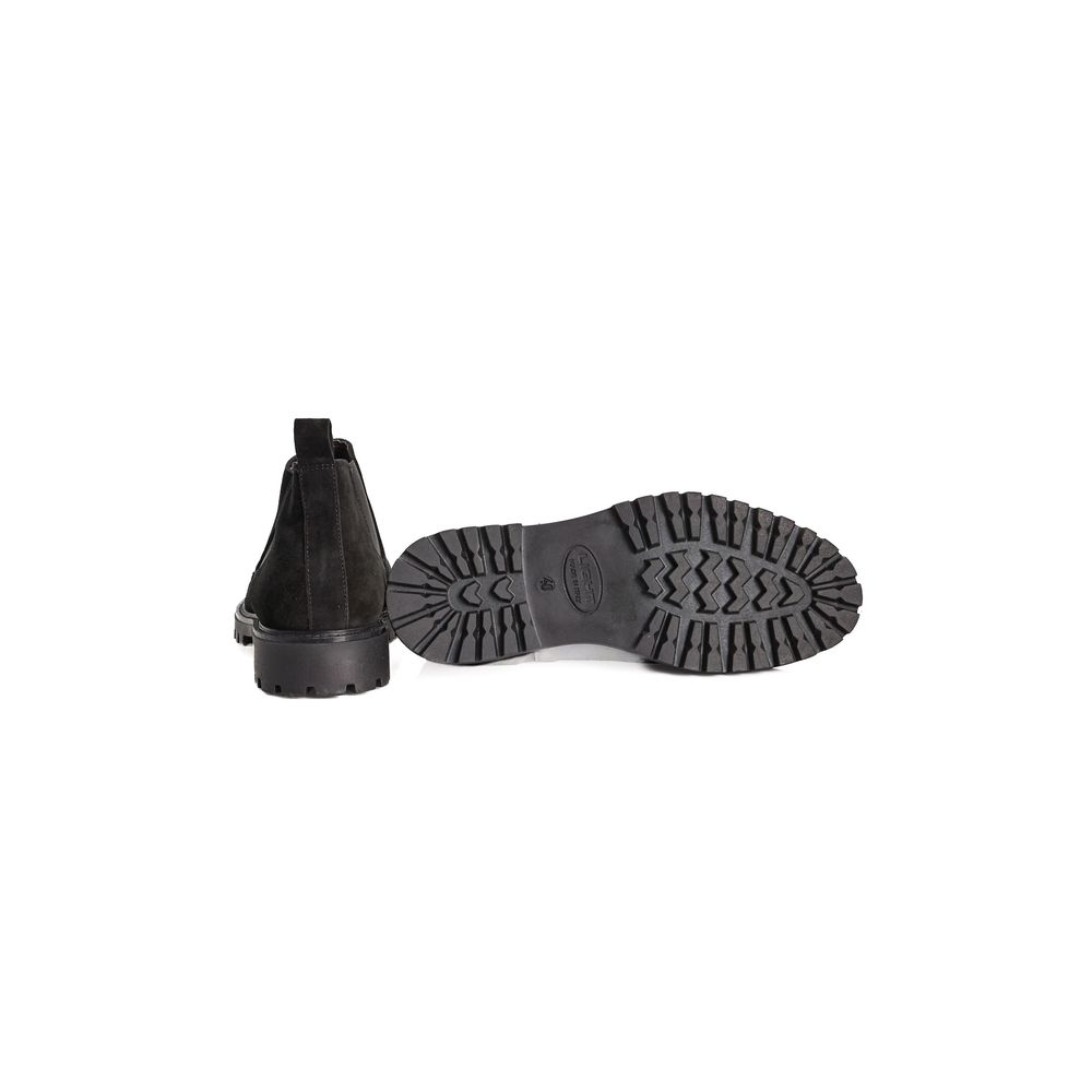 Roberto Pepe Luxury Black Calfskin Men Boot - ClickThatClicks 