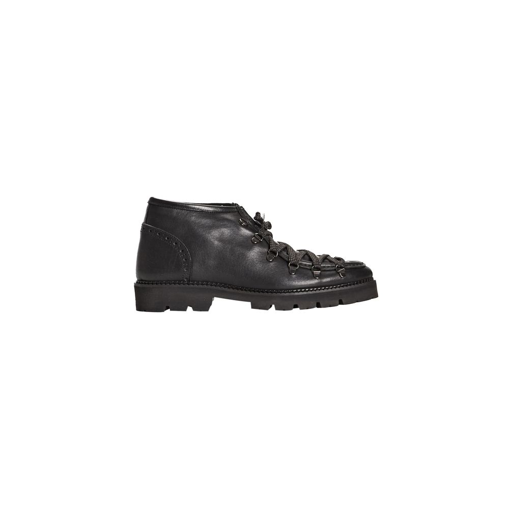 Roberto Pepe Luxury Black Calfskin Men Boot - ClickThatClicks 