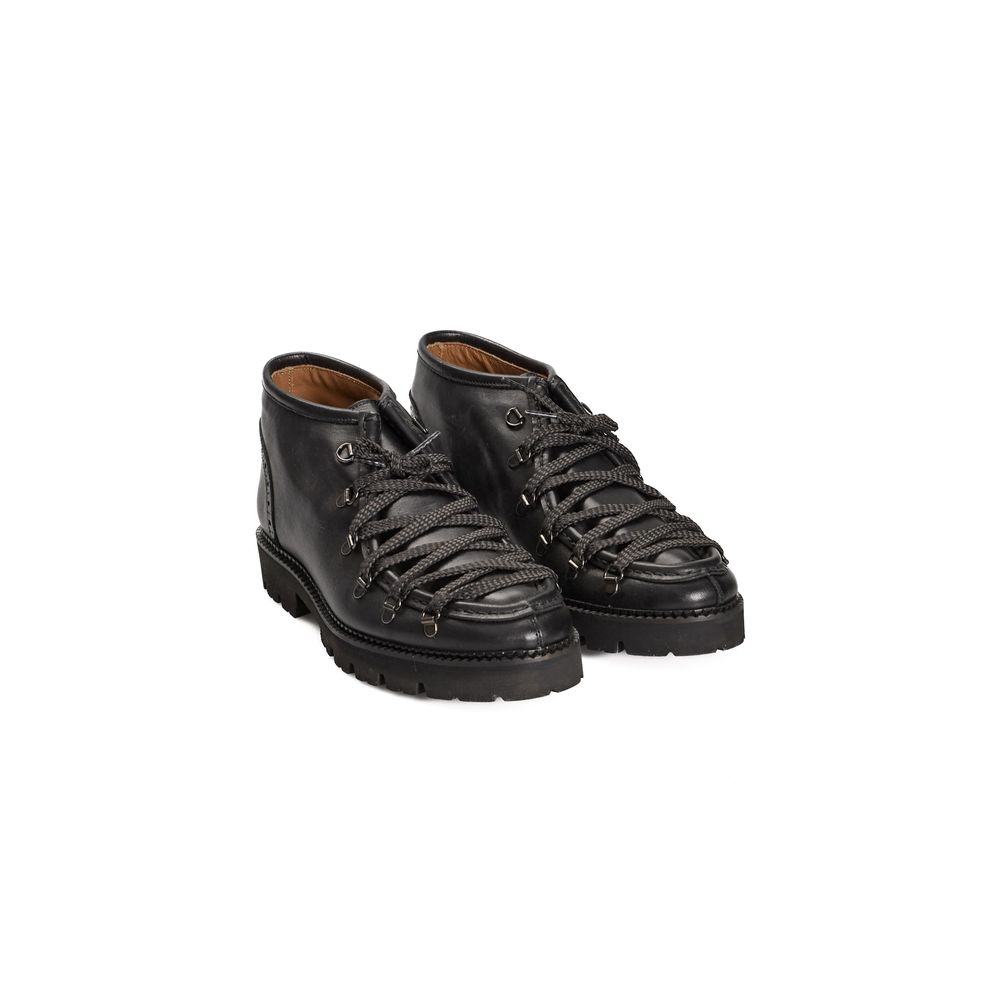 Roberto Pepe Luxury Black Calfskin Men Boot - ClickThatClicks 