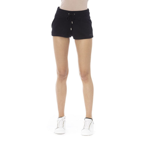 Just Cavalli Black Cotton Women Short - ClickThatClicks 