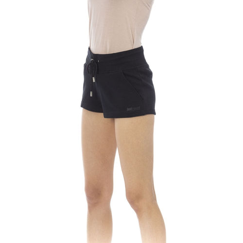 Just Cavalli Black Cotton Women Short - ClickThatClicks 