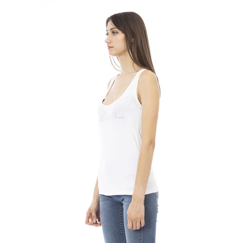 Just Cavalli White Viscose Women Top - ClickThatClicks 
