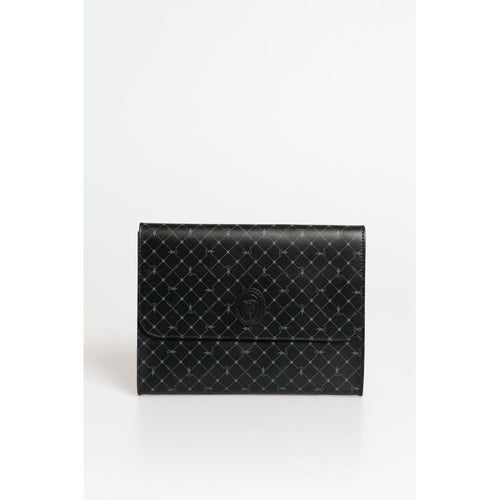 Trussardi Black Polyester Men Clutch - ClickThatClicks 