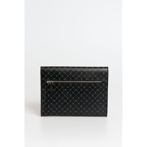 Trussardi Black Polyester Men Clutch - ClickThatClicks 