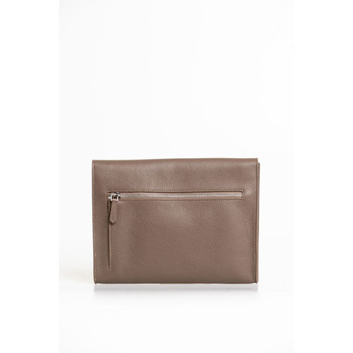 Trussardi Brown Polyester Men Clutch - ClickThatClicks 