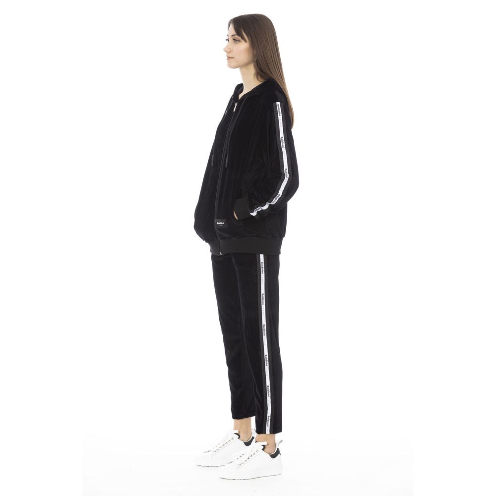 Baldinini Trend Black Cotton Women Sweater - ClickThatClicks 