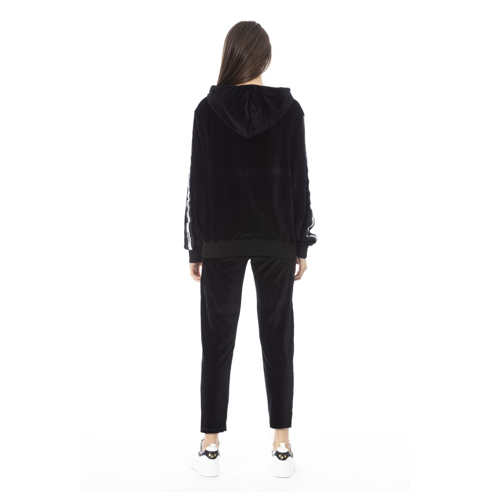 Baldinini Trend Black Cotton Women Sweater - ClickThatClicks 