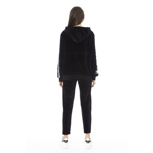 Baldinini Trend Black Cotton Women Sweater - ClickThatClicks 