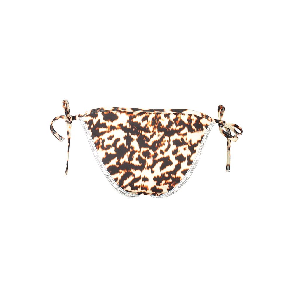 Calvin Klein Beige Polyester Women's Swim Brief - ClickThatClicks 