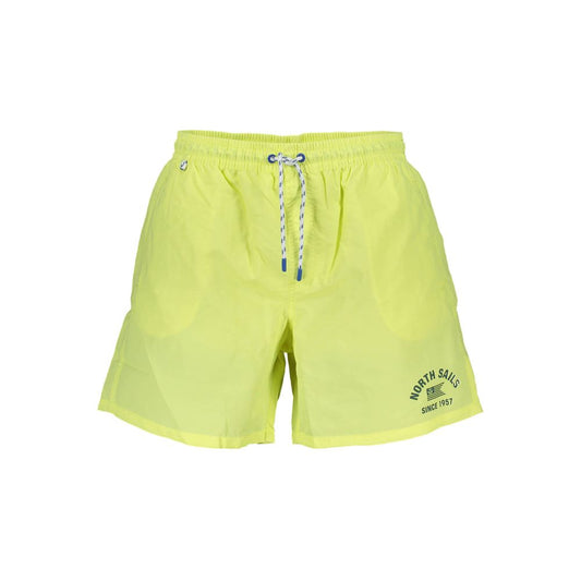 North Sails Yellow Polyester Men's Swim Short - ClickThatClicks 
