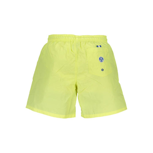 North Sails Yellow Polyester Men's Swim Short - ClickThatClicks 