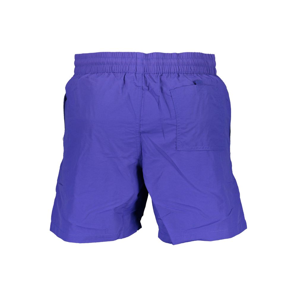 Norway 1963 Blu Poliammide Men's Swim Boxer - ClickThatClicks 