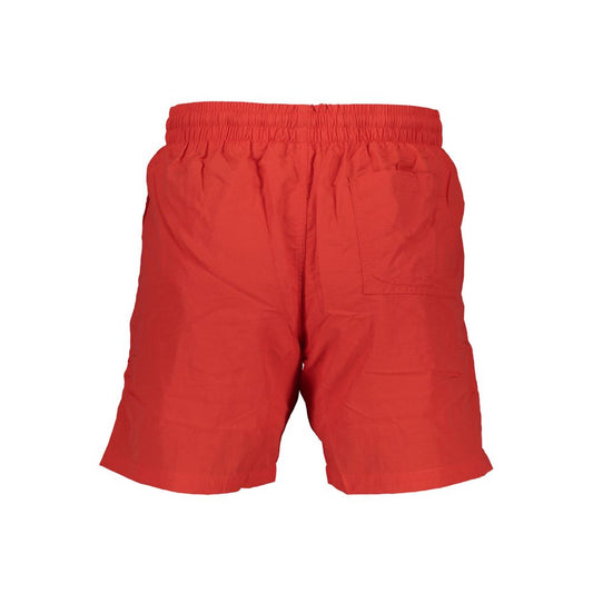 Norway 1963 Rosso Poliammide Men's Swim Boxer - ClickThatClicks 