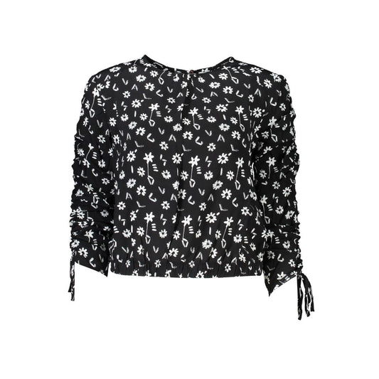 Desigual Black Viscose Women Blouse - ClickThatClicks 