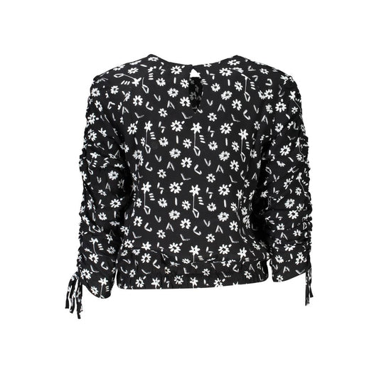 Desigual Black Viscose Women Blouse - ClickThatClicks 