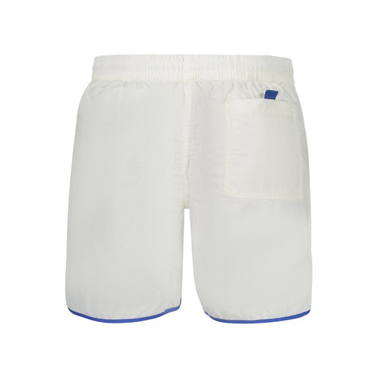 Norway 1963 Bianco Poliammide Men's Swim Boxer - ClickThatClicks 