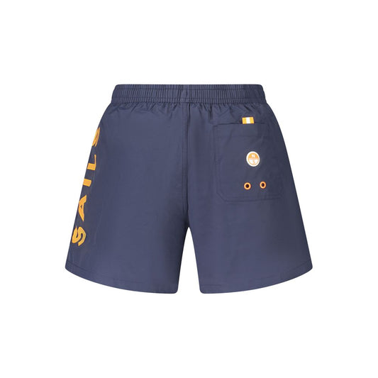 North Sails Blue Nylon Men's Swim Trunk - ClickThatClicks 