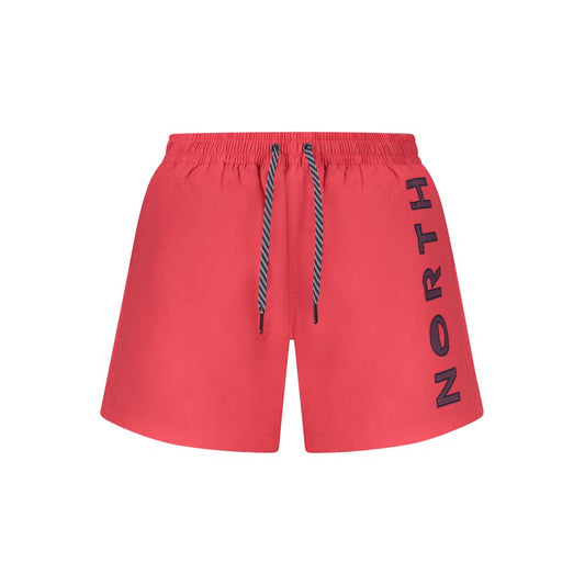 North Sails Red Nylon Men's Swim Trunk - ClickThatClicks 