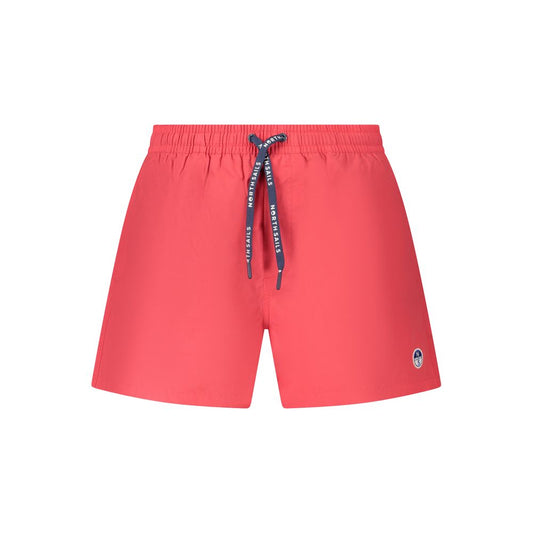 North Sails Red Nylon Men's Swim Boxer - ClickThatClicks 