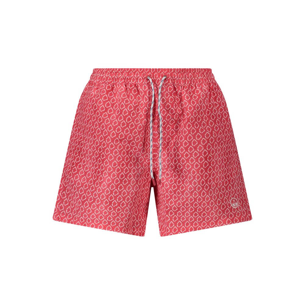 North Sails Red Polyester Men's Swim Boxer - ClickThatClicks 