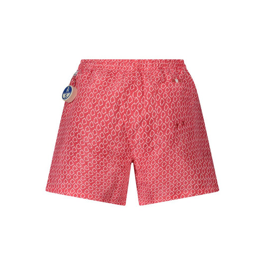 North Sails Red Polyester Men's Swim Boxer - ClickThatClicks 