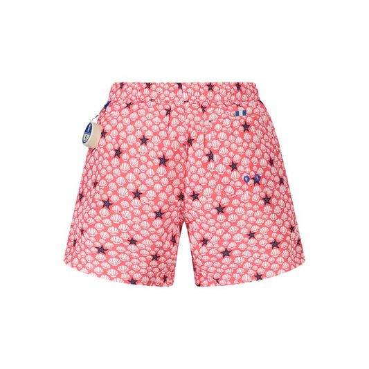 North Sails Rosso Polyester Men Swim Trunk - ClickThatClicks 