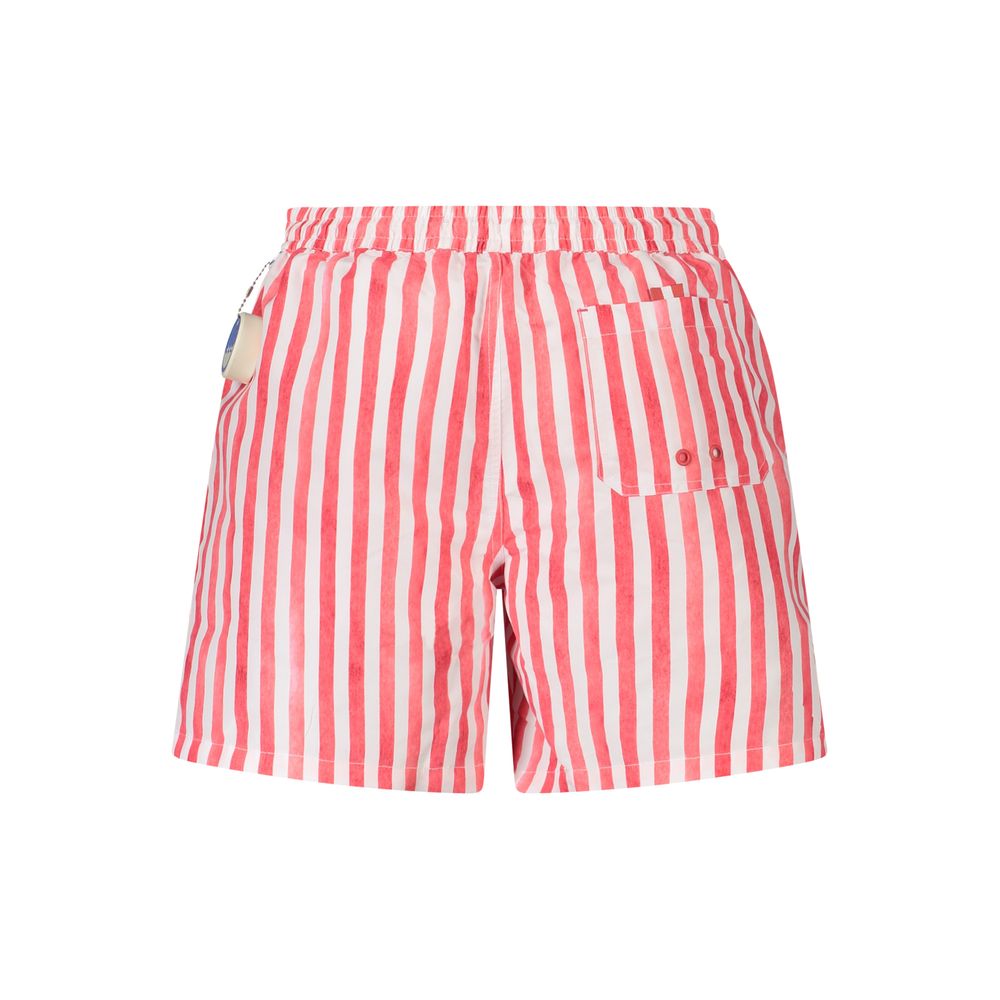 North Sails Red Polyester Men's Swim Trunk - ClickThatClicks 