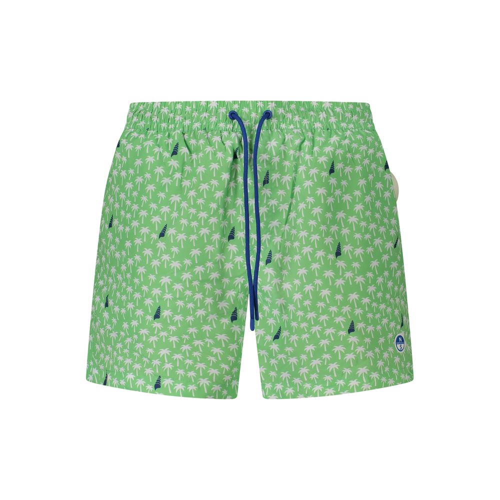 North Sails Verde Polyester Men Swim Boxer - ClickThatClicks 