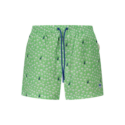 North Sails Verde Polyester Men Swim Boxer - ClickThatClicks 