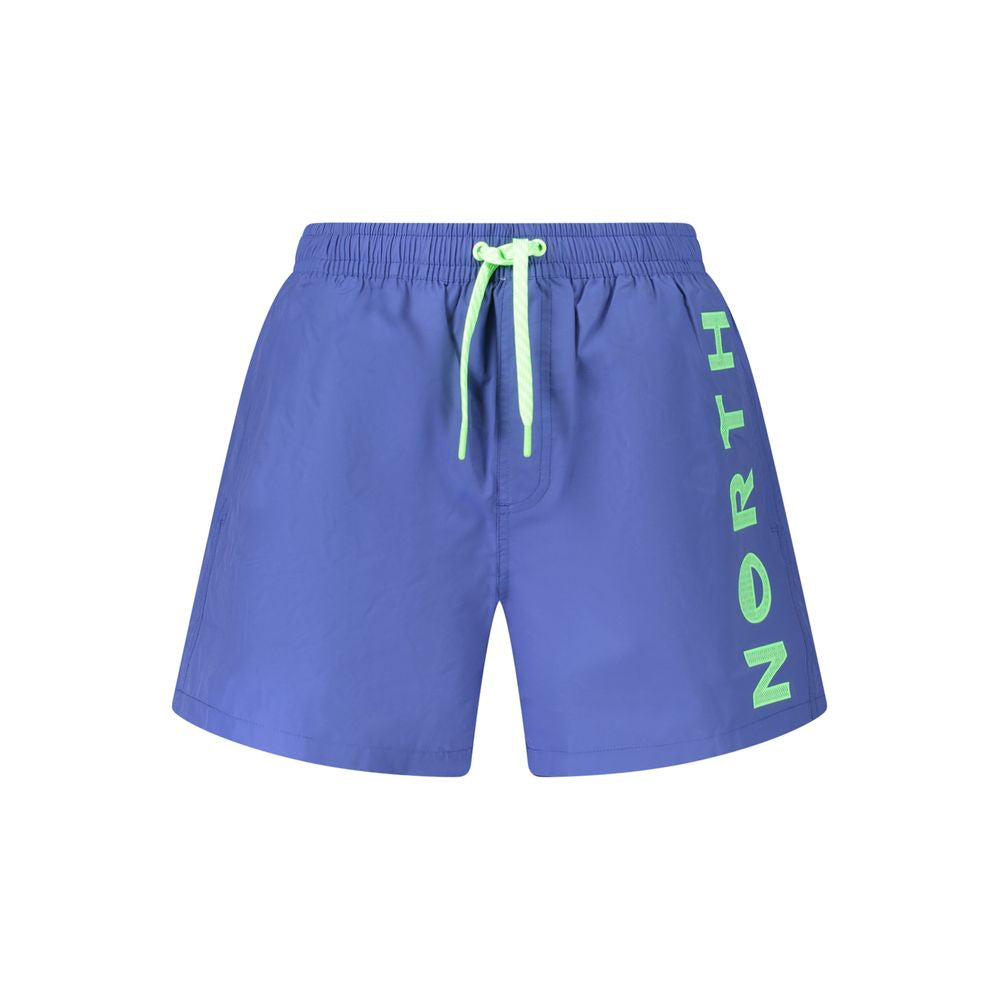 North Sails Blue Nylon Men's Swim Trunk - ClickThatClicks 